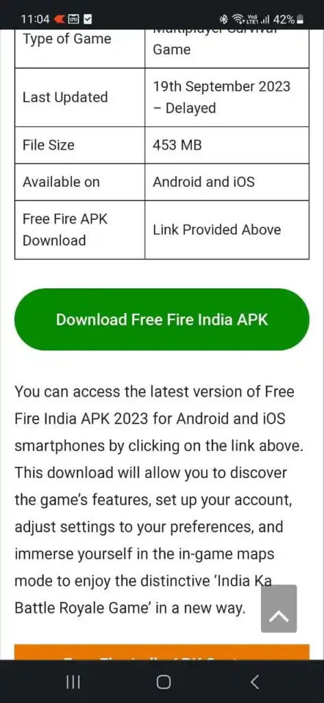 download free fire india apk